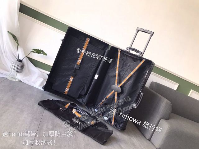 Rimowa拉杆箱 66627 Fendi x rimowa 全鋁鎂合金 日默瓦拉箱 馮彥霖同款旅行箱xzx1007